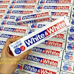 Kem Đánh Răng White And White Lion 150g Của Nhật
