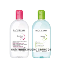Nước Tẩy Trang Bioderma Hồng Dành Cho Da Nhạy Cảm 500ml Sensibio H2O