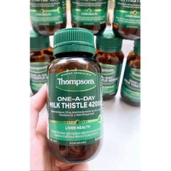 Viên uống bổ gan Thompson Milk Thistle 4200- Bổ gan, giải độc gan Úc 60 Viên