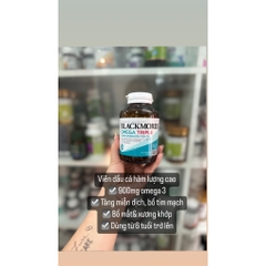 Dầu cá Blackmores Omega Triple- Hàm lượng omega cao gấp 3 lần