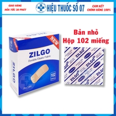 Băng cá nhân Zilgo - Băng gâu, băng y tế sơ cứu vết thương, cầm máu hiệu quả - Hộp 30/102 miếng