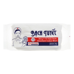 Bông gòn y tế Bạch Tuyết gói 25g/45g/100g - Dùng chăm sóc cá nhân và chăm sóc y tế