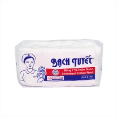 Bông gòn y tế Bạch Tuyết gói 25g/45g/100g - Dùng chăm sóc cá nhân và chăm sóc y tế