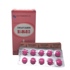 Viên uống bổ sung Vitamin 3B- Trivitamin 3B B1- B6 - B12 hộp 100 viên nén