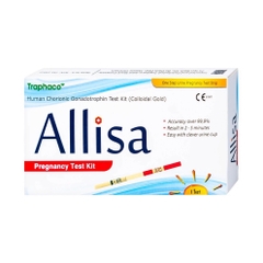 Combo 5 Que Thử Thai Alisa Traphaco -Nhanh Chóng Chính Xác Allisa (Hộp 1 Que)