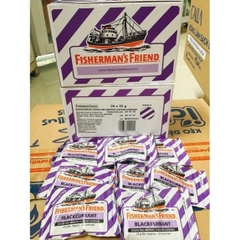 Kẹo Cay Con Tàu Giảm ho Thông họng Không Đường FISHERMAN'S FRIEND 25g nhiều mùi vị.