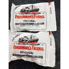 Kẹo Cay Con Tàu Giảm ho Thông họng Không Đường FISHERMAN'S FRIEND 25g nhiều mùi vị.