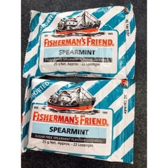 Kẹo Cay Con Tàu Giảm ho Thông họng Không Đường FISHERMAN'S FRIEND 25g nhiều mùi vị.