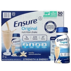 Thùng 30 Chai Sữa Ensure Orignal Nutrition Shake Mỹ 237ml