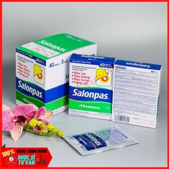 CAO DÁN SALONPAS 40M Hộp 200 miếng = 5 hộp×40miếng