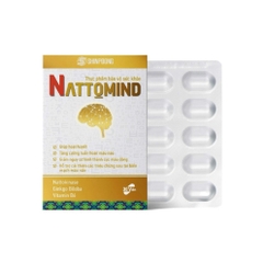 Viên bổ não Nattomind SHINPOONG - Bổ não, ngăn ngừa tai biến mạch máu não & cục máu đông 30 Viên