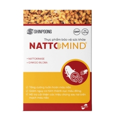 Viên bổ não Nattomind SHINPOONG - Bổ não, ngăn ngừa tai biến mạch máu não & cục máu đông 30 Viên