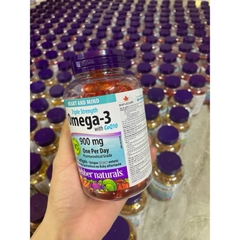 Dầu cá Triple strength Omega-3 EPA/DHA 900mg Webber Naturals Canada- Nhập khẩu đầy đủ tem phụ