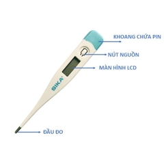 Nhiệt kế điện tử kẹp nách Sika- Nhiệt kế gia đình
