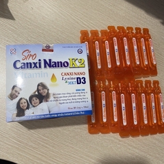 Siro Canxi hữu cơ bổ sung Vitamin D3 K2 MK7 -Siro CANXI NANO K2- AQUAMIN F