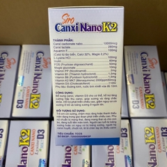 Siro Canxi hữu cơ bổ sung Vitamin D3 K2 MK7 -Siro CANXI NANO K2- AQUAMIN F