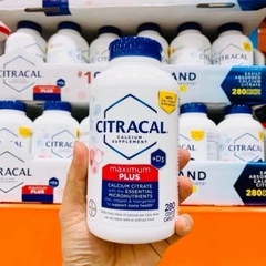 Viên uống bổ sung canxi hữu cơ CITRACAL Maximum Calcium citrate 280viên
