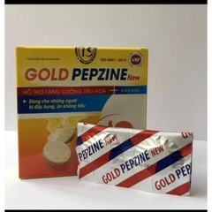 Viên sủi tiêu hoá Gold Pepzine new - Giảm đầy hơi, khó tiêu Hộp 25 viên