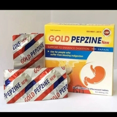 Viên sủi tiêu hoá Gold Pepzine new - Giảm đầy hơi, khó tiêu Hộp 25 viên