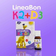 LineaBon Vitamin D3 K2 10ml - Hỗ trợ hấp thu Canxi, tăng chiều cao, chống cói xương.