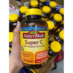 VIÊN UỐNG TĂNG CƯỜNG ĐỀ KHÁNG SUPERC [NATURE MADE] 200V
