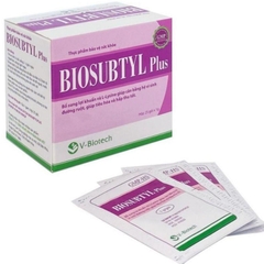 Men vi sinh Biosubtyl Plus (H/25g), Biolac Plus (L/100v) - Hỗ trợ bổ sung lợi khuần và L-Lysine.