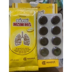 Viên Ngậm Bổ Phế Nam Hà - Vĩ 8 viên - Hỗ trợ giảm ho, rát họng, khàn tiếng