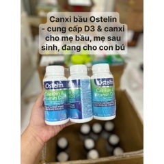 Combo Vitamin Bầu Mỹ Prenatal mẫu mới và Canxi Ostelin giảm loãng xương cho mẹ bầu