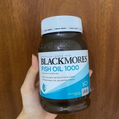 Viên dầu cá Blackmores Fish Oil 1000mg- 400 viên Úc, giúp khoẻ tim, da, mắt và thị lực