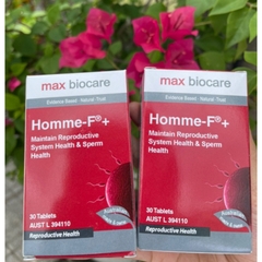 Viên uống tăng chất lượng tinh trùng Homme F MAXBIOCARE- Nhập khẩu đủ tem phụ