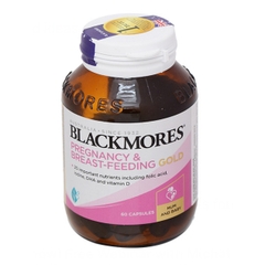 [ Có tem phụ] Vitamin bổ bầu và sau sinh Pregnancy & Breast Feeding Gold Blackmores- Nhập khẩu chính hãng