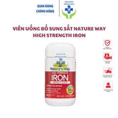 Viên sắt Iron Nature way hàm lượng cao- Có vitamin C và B12 tăng đề kháng, tăng hấp thu