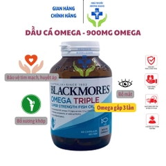 Dầu cá Blackmores Omega Triple- Hàm lượng omega cao gấp 3 lần