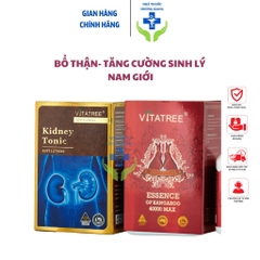Combo bổ thận Kidney Vitatree, tăng cường sinh lý nam giới Kangaroo- Hỗ trợ sức khoẻ nam giới