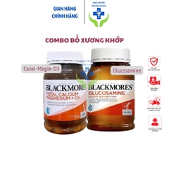 Combo Blackmores Glucosamine Và Total Canxi Blackmores- Bổ Sung Glucosamine và Canxi Cho Xương Khớp