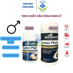 Tinh Chất Hàu New Zealand Good Health Oyster Plus Tăng Cường Sinh Lý Nam Giới 60 Viên Úc