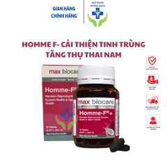 Viên uống tăng chất lượng tinh trùng Homme F MAXBIOCARE- Nhập khẩu đủ tem phụ