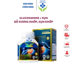 Viên uống xương khớp Glucosamin 1500MG Plus Shark Catilage Vitatree 100 Viên