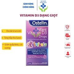 Vitamin D3 Ostelin Drop 2,4ml Úc