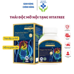 Viên Uống Thải Độc Mỡ Nội Tạng Vitatree Organ Fat Detox- Hỗ trợ thải độc, thanh lọc cơ thể