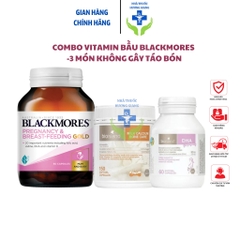 Combo bầu Blackmores, Sắt bầu, Canxi bầu Ostelin, Dha bầu