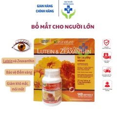 Viên uống bổ mắt mỹ Lutein và Zeaxanthin 140 viên