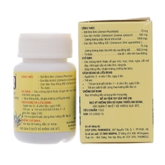 BAR ATISO- Viên uống mát gan. lợi mật, nhuận trường- Hộp 60 viên