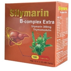 Viên uống Silymarin B-Complex Extra giúp mát gan, lợi mật 100 viên