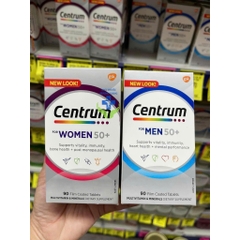 Centrum Men, Centrum Women trên dưới 50 tuổi- Bổ sung vitamin và khoáng chất