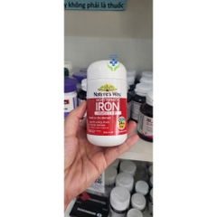 Viên sắt Iron Nature way hàm lượng cao- Có vitamin C và B12 tăng đề kháng, tăng hấp thu
