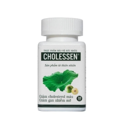 CHOLESSEN [Hộp 30 viên] - Hạ Mỡ Máu, Giảm Gan Nhiễm Mỡ, Men Gan Cao [cholesen chollesen]