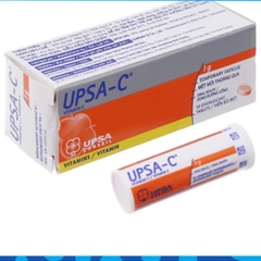 Viên sủi Upsa C 1000mg giúp bổ sung vitamin c tăng cường sức đề kháng cho thể - Tuýp 10 viên