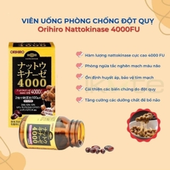 Viên Uống Hỗ Trợ Phòng Đột Quỵ 4000 FU Nhật Bản 60 Viên