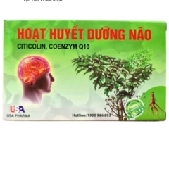 Combo 5 hộp Hoạt Huyết Dưỡng Não Usa Giúp Bổ não, cải thiện trí nhớ, tăng cường trí nhớ